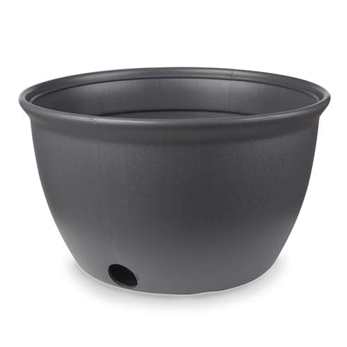 Mighty Tuff Decorative Garden Hose Storage Pot, Durable Holder, Stylish Hose Storage for 100 Foot Standard Hose or 300 Foot Retractable Hose