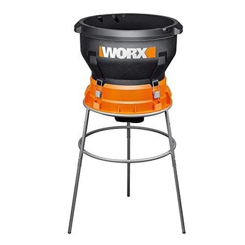 Worx 13 Amp Electric Leaf Mulcher, Leaf Shredder with High-Compression Mulching, Powerful & Compact Yard Waste Shredder, Corded, WG430
