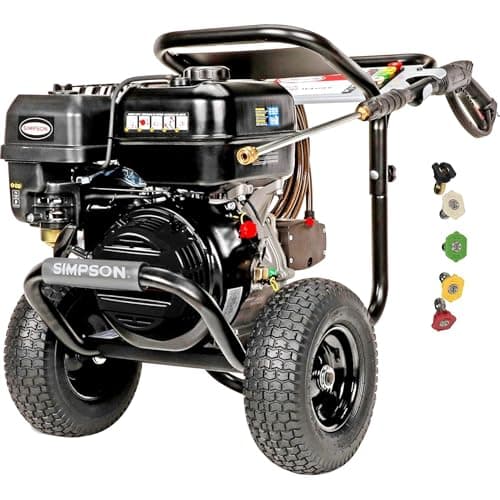 Simpson Cleaning 4200 PSI Gas Pressure Washer, 4.0 GPM Power Washer for Commercial Use, Honda GX390 Engine, 50-Foot Steel-Braided Hose, Aluminum Series, 49-State (ALH4240)