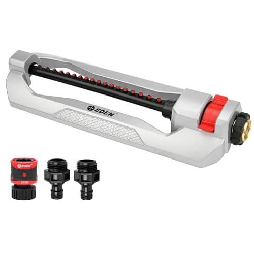Eden 94110 Heavy-Duty Metal Oscillating Sprinkler