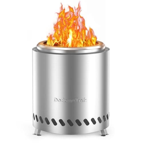 Tabel Top Fire Pit Mini, Portable Firepit Outdoor, 5.5 Inch Tabletop Firepit Stainless Steel