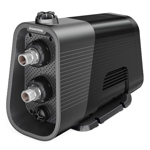 Aquastrong Whole House Water Pressure Booster Pump 80 PSI, 115V Automatic Variable Speed, Constant Pressure, Integrated Design, Self-Priming, for Home, Apartment, Shower, Garden, Shallow Well,Smart 45