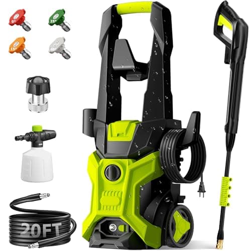 Westinghouse ePX3100 Electric Pressure Washer, 2300 Max PSI 1.76 Max GPM with Anti-Tipping Technology, Onboard Soap Tank, Pro-Style Steel Wand, 5-Nozzle Set, for Cars/Fences/Driveways/Home/Patios