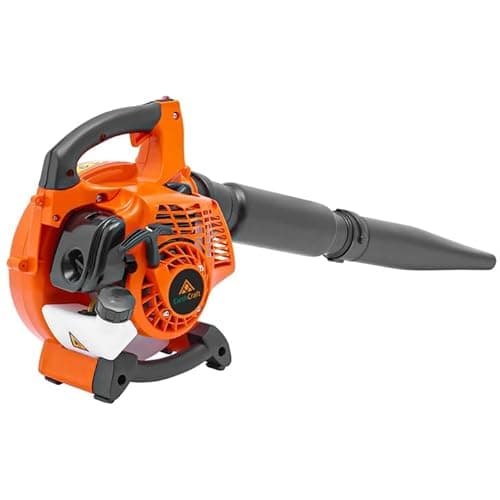 EarthCraft 3-in-1 Gas Leaf Blower, 26CC Handheld Leaf Blower Vacuum Mulcher, 450 CFM 200 MPH Gas Powered Leaf Blower for Lawn and Yard Care, Low Vibration 2-Cycle Engine