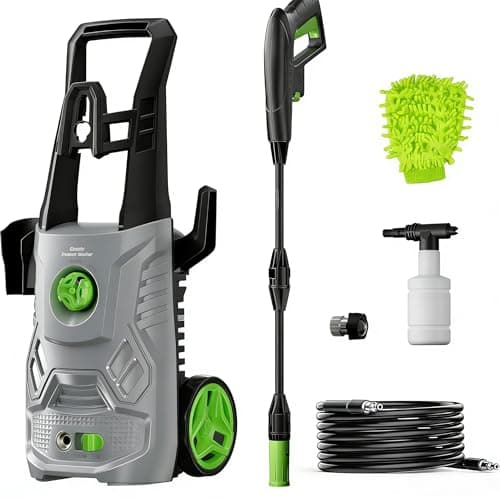 Westinghouse ePX3100v Electric Pressure Washer, 2100 Max PSI 1.76 Max GPM, Built-in Carry Handle, Detachable Foam Cannon, Pro-Style Steel Wand, 3-Nozzle Set, for Cars/Fences/Driveways/Home/Patios