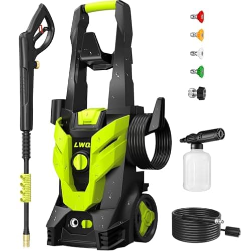 Westinghouse ePX3500 Electric Pressure Washer, 2500 Max PSI 1.76 Max GPM with Anti-Tipping Technology, Onboard Soap Tank, Pro-Style Steel Wand, 5-Nozzle Set, for Cars/Fences/Driveways/Home/Patios