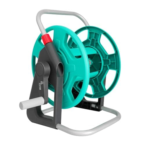 YESTAR Garden Water Hose Reel Cart,Holds 50-60 Ft of 5/8 Inch Hose, Portable Hose Pipe Holder for Outside