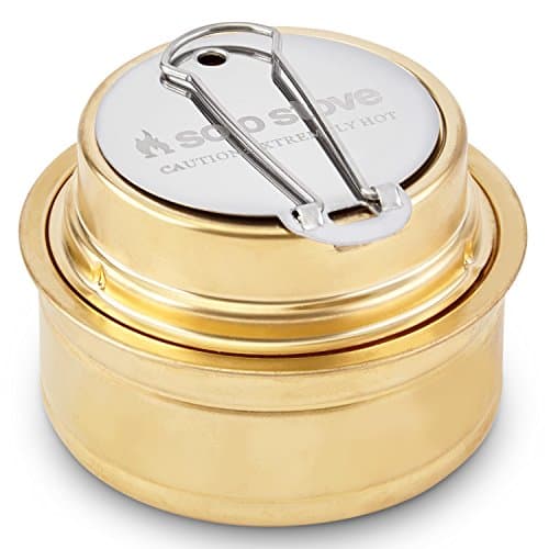 Solo Stove Solo Alcohol Burner - Efficient Spirit Burner Cooktop with Flame Regulator | Camp Stove with Fuel Storage Rubber Gasket